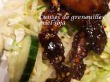 Cuisses de grenouilles miel-soja