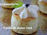 Espuma de saumon fumé