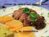 Filet de canard aux navets jaunes