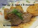 Filet pur de boeuf à la moutarde