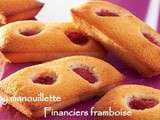 Financiers à la framboise