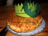 Galette des rois aux pralines roses