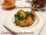 Gambas grillées à la chermoula