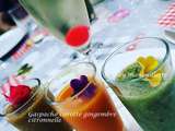 Gaspacho carotte gingembre citronnelle