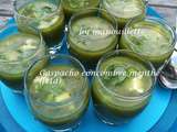 Gaspacho concombre menthe feta