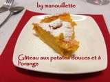 Gâteau de patates douces à l'orange