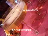 Kir royal ardéchois