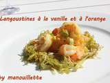 Langoustines à la vanille et à l'orange