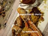 Langoustines et chorizo