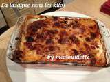 Lasagne revisitée, sans les kilos