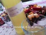 Limonade aux fleurs de sûreau