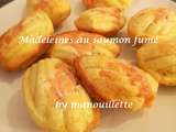 Madeleines au saumon fumé