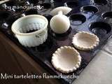 Mini tartelettes flammekueche