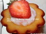 Moelleux aux fraises, pamplemousses et aux amandes