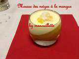 Mousse des neiges à la mangue