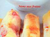 Nems aux fraises