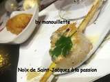 Noix de Saint-Jacques à la passion