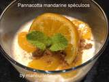 Pannacotta mandarine spéculoos