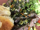 Pièce de boeuf sauce chimichurri