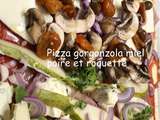 Pizza poire gorgonzola miel