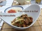 Porc mijoté à la thaï