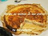 Quiche au saumon et aux endives