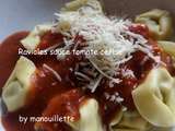 Ravioles sauce tomates cerises