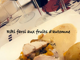 Rôti farci aux fruits d'automne