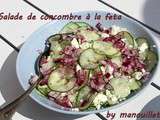 Salade de concombre à la feta