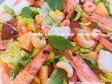 Salade exotique aux crevettes