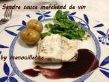 Sandre sauce marchand de vin