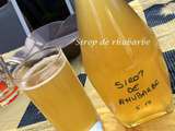 Sirop de rhubarbe