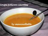 Soupe potiron et carottes