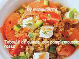 Taboulé de quinoa aux pamplemousses roses