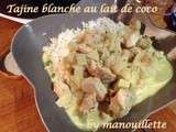 Tajine blanche au lait de coco