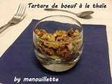 Tartare de boeuf à la thaï