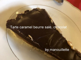 Tarte caramel beurre salé, chocolat