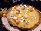 Tarte citron-physalis