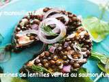 Terrine de lentilles vertes au saumon fumé