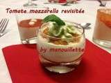 Tomate mozzarella revisitée