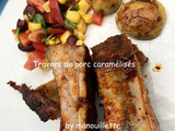 Travers de porc caramélisés