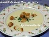 Velouté de chou-fleur au curry