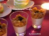 Verrine de foie gras à la mangue