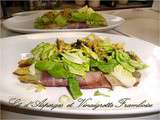 Lit d'Asperge et sa Vinaigrette Framboise