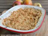 Crumble aux Pommes et Amandes