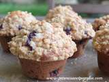 Muffins aux Myrtilles et Streusel