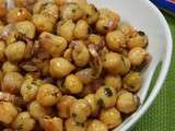 Salade de Pois Chiches, Vinaigrette à l'Harissa