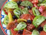 Tomates Multicolores en Salade