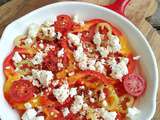 Tomates, Poivrons et Feta au Four