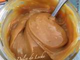 Confiture de lait (Dulce de leche) à base de lait concentré sucré